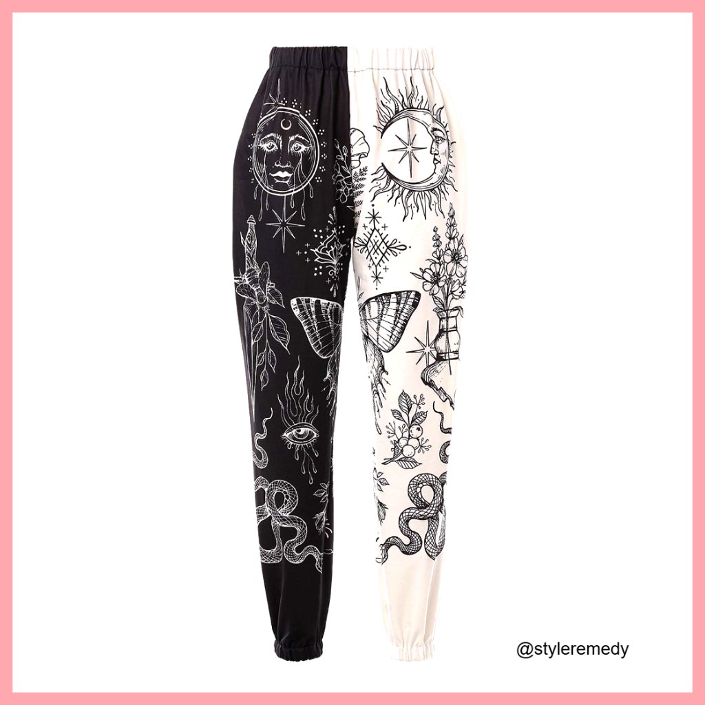 Polyester Blend Sweatpants With Elastic Waist And Pockets